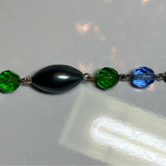 Vintage beaded necklace. 23”   Unmarked. - Picture 5 of 6